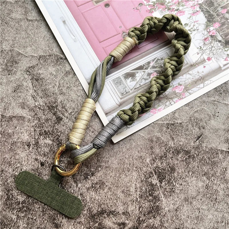 Phone Charms Handmade Lanyard Couple Cell Phone Pendant Luxury Car Keychain Accessories Simple Wrist Strap Premium Key Chain