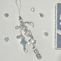 Blue phone charm Y2K handmade