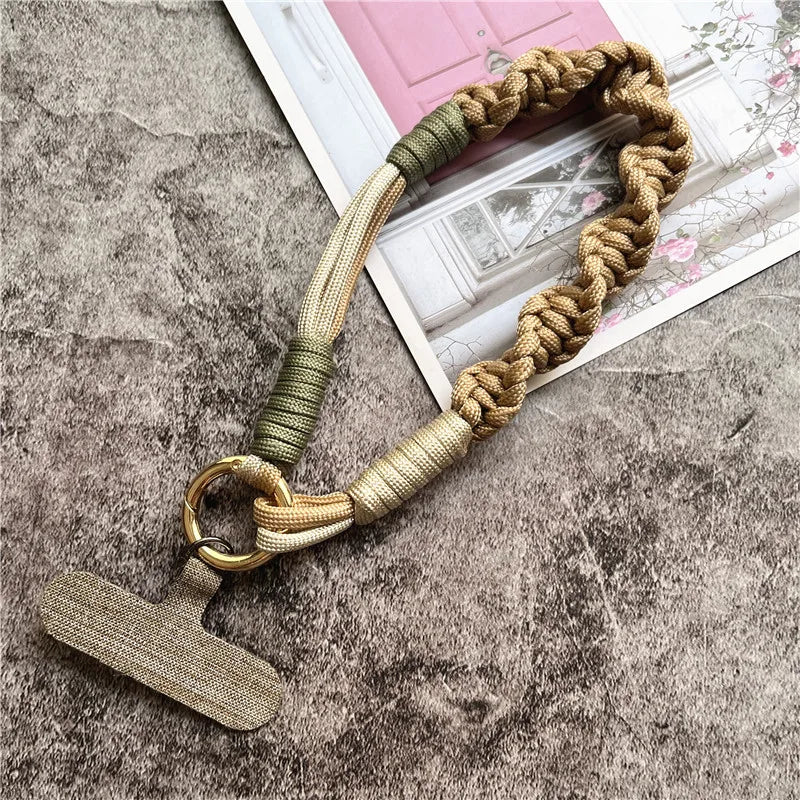 Phone Charms Handmade Lanyard Couple Cell Phone Pendant Luxury Car Keychain Accessories Simple Wrist Strap Premium Key Chain