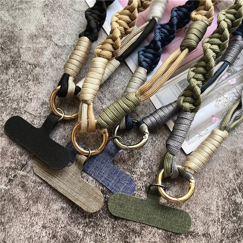 Phone Charms Handmade Lanyard Couple Cell Phone Pendant Luxury Car Keychain Accessories Simple Wrist Strap Premium Key Chain