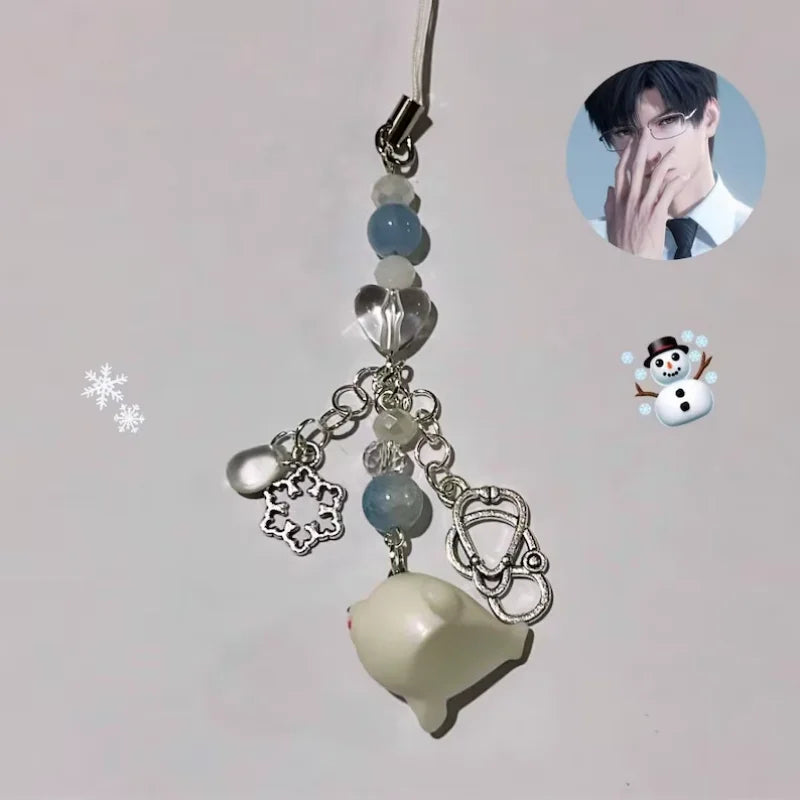 love and deepspace zayne-inspired phone charm