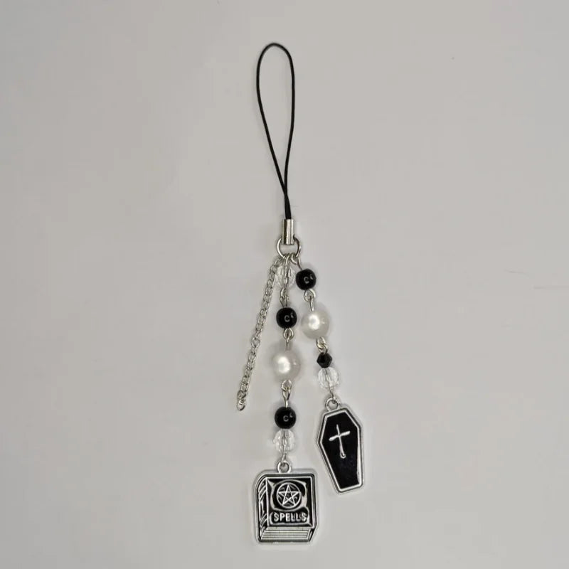 Gothic phone charms - {Bearies} (halloween, spooky, pastel goth, grunge, y2k)