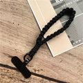 Phone Charm Strap Braided Wrist Strap Outdoor Bracelet Telephone Chain Solid Keychain for Cell Phone Accessories Camera Lanyard
