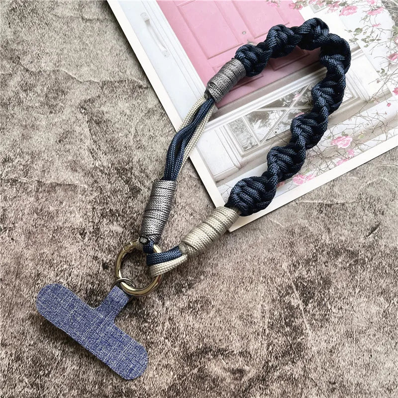 Phone Charms Handmade Lanyard Couple Cell Phone Pendant Luxury Car Keychain Accessories Simple Wrist Strap Premium Key Chain