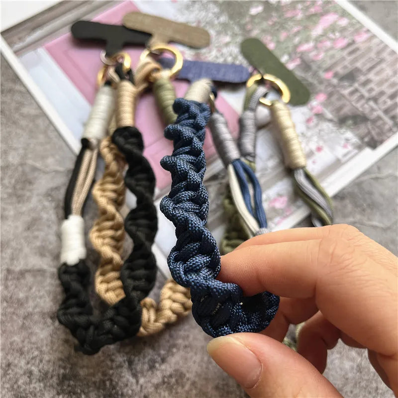 Phone Charms Handmade Lanyard Couple Cell Phone Pendant Luxury Car Keychain Accessories Simple Wrist Strap Premium Key Chain